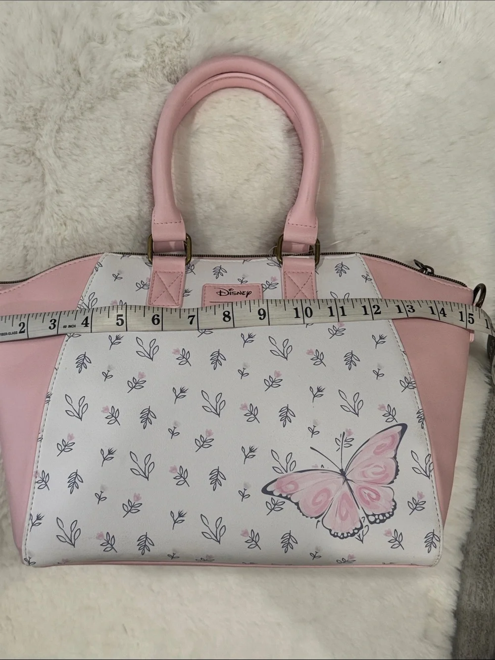 Rare!! Loungefly Disney The Aristocats Marie Floral Butterfly Satchel Bag Pink